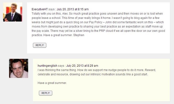 Hunting English Blog Response