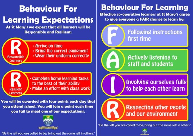 Behaviour - B4L Rules & Expectations