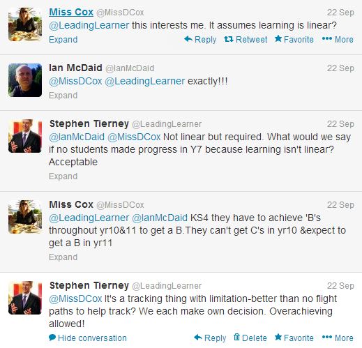 Twitter Converstation on Flight Paths