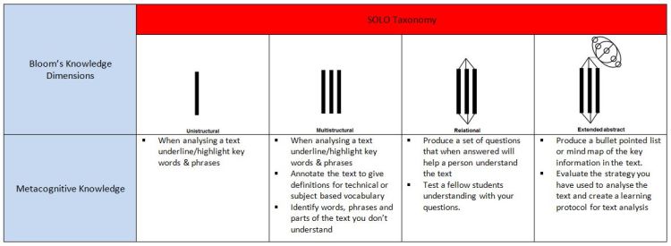 Developing a Learning Protocol for Analysing Texts