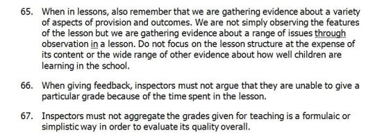Subsidiary Guidance on Quality of Teaching, January 2014