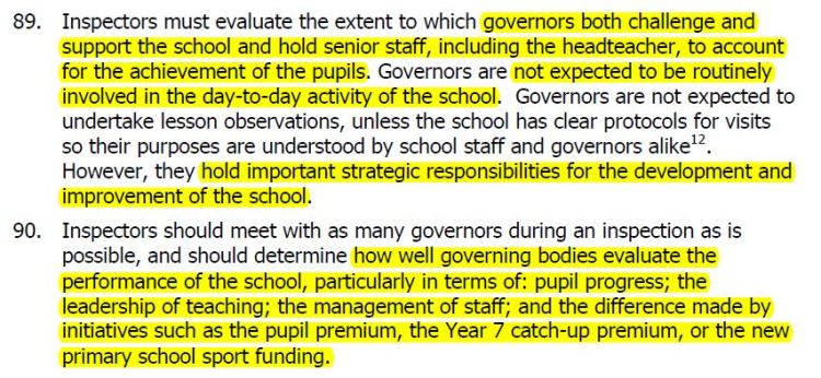 Taken from Subsidiary Guidance