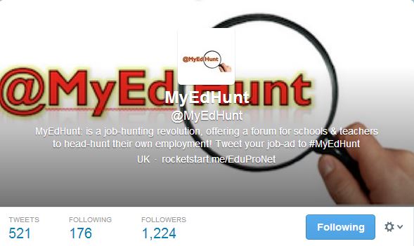 @MyEdHunt A new way of advertising and finding jobs