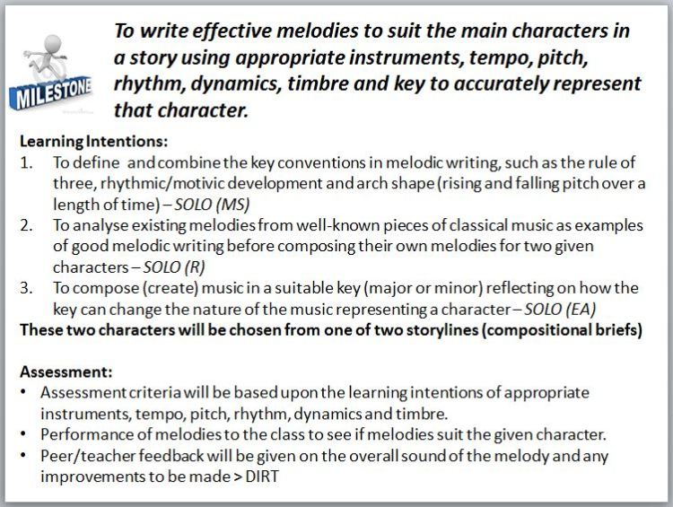 SC1 & Learning Intentions