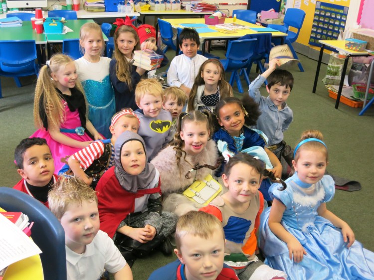 Photo: St. Cuthbert's Children on National Book Day
