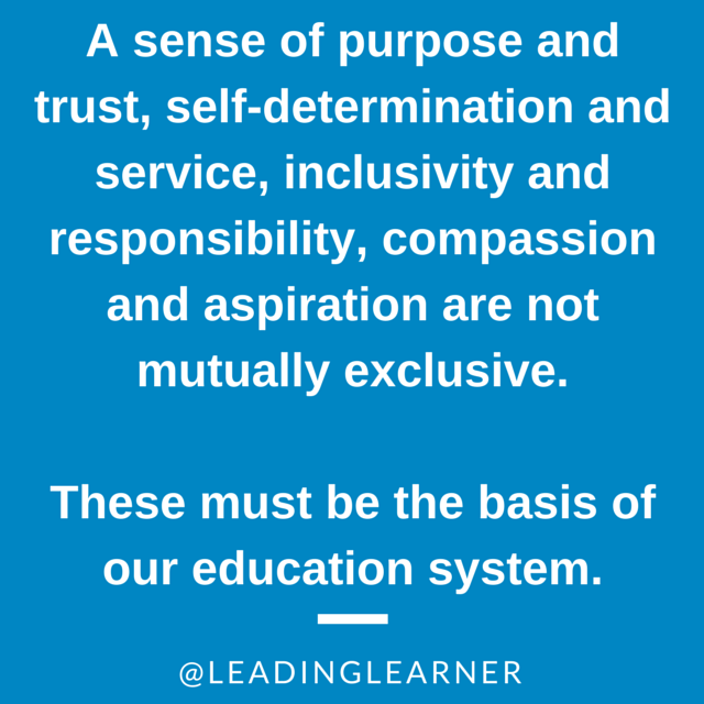 Vision, trust, inclusivity, compassion