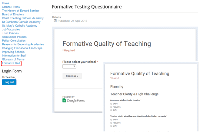 Formative QoT Website