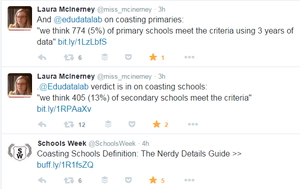 Laura McInerney & Schools Week have been fabulous on this issue today. Please click to read their nerdy guide.
