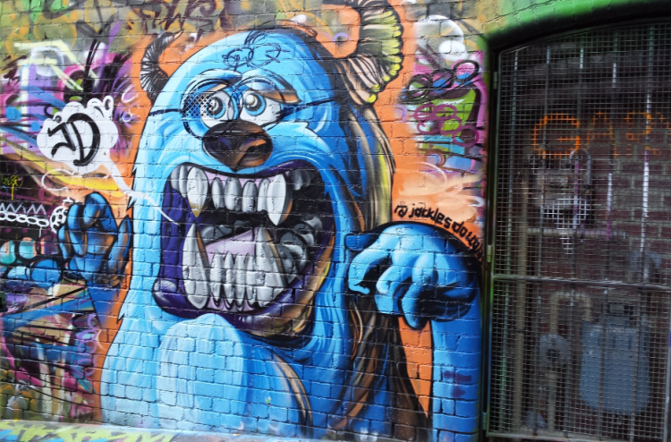 My photograph taken October 2014 in Melbourne. Original art by @jacklesdouglas