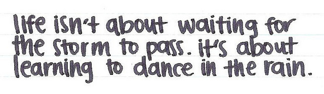 Dancing in the Rain Quote