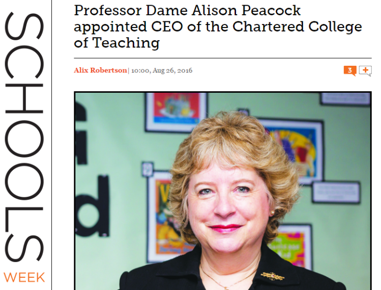 Acknowledgement: Schools Week