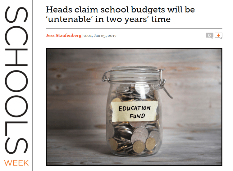 Acknowledgement: Schools Week